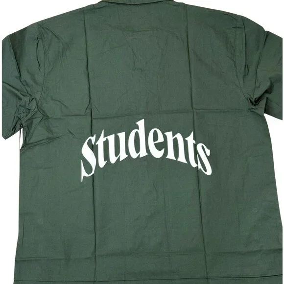 STUDENTS Golf Dark Green Button-Up Polo – XL & XXL | Streetwear - Picture 2 of 2